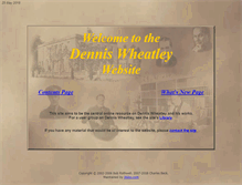 Tablet Screenshot of denniswheatley.info